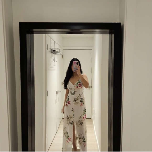 Dynamite Floral Maxi Dress S - Picture 3 of 11